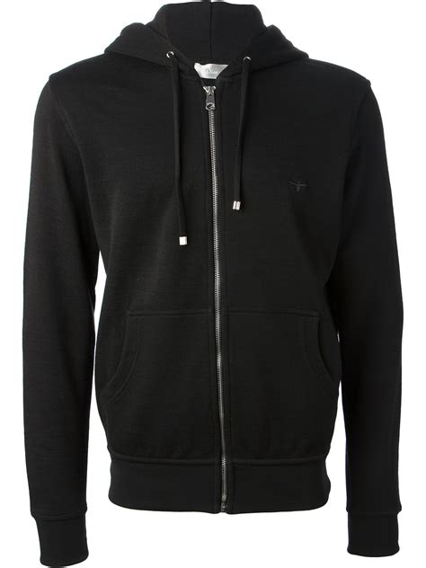 dior hoodie zip up|christian dior hoodie black.